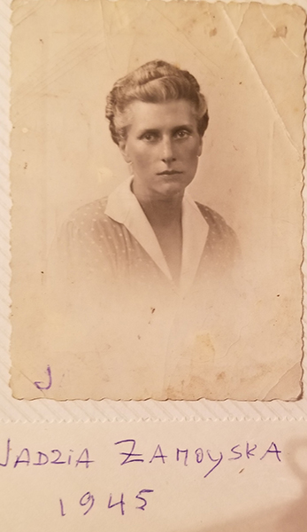 Jadwiga z Brzozowskich Zamoyska, 1945 r., fot. z archiwum rodziny Zamoyskich