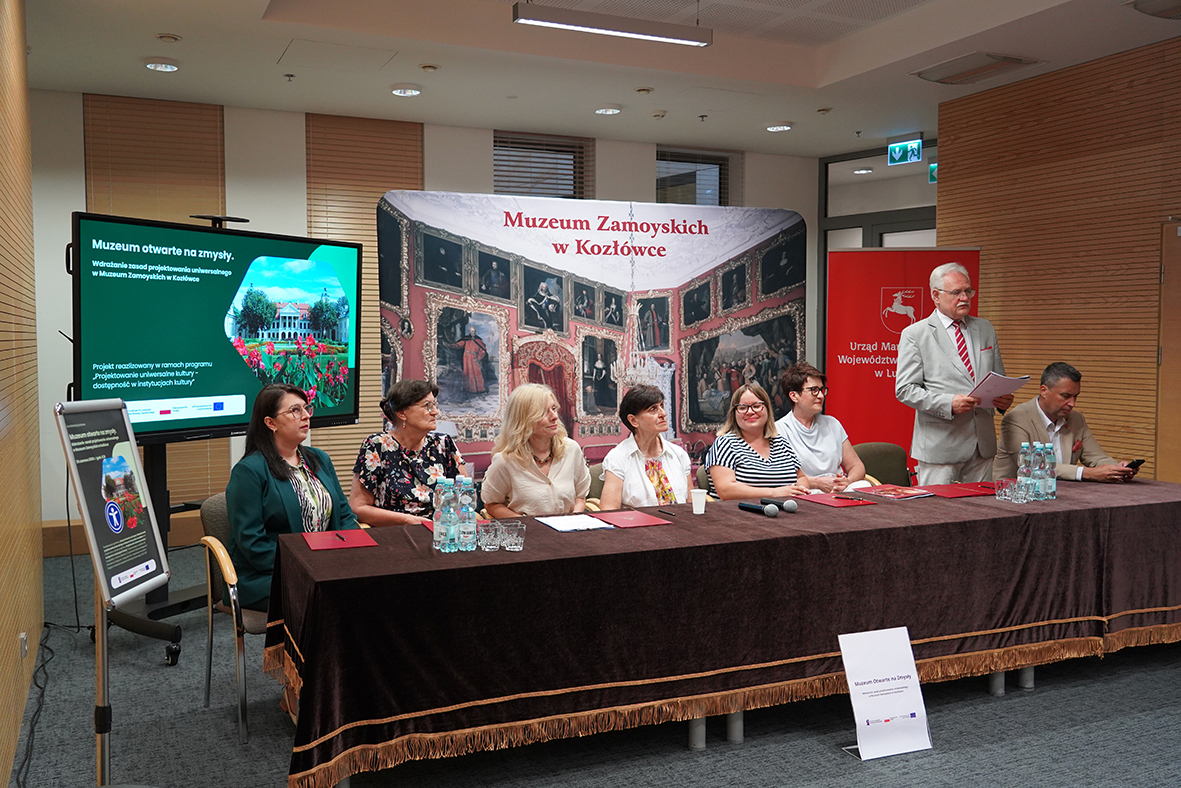 Konferencja prasowa „„Muzeum otwarte na zmysły”
