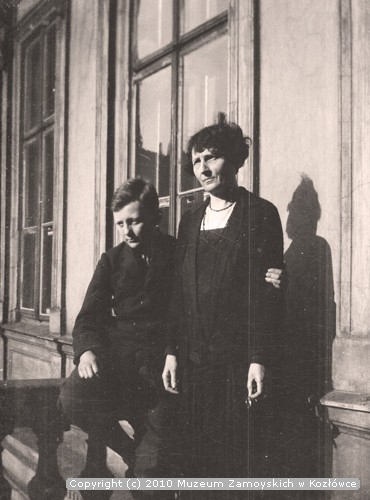 Antoni Belina Brzozowski z matką